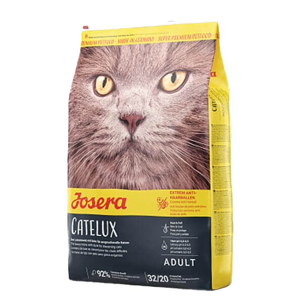 292547621 غذای خشک گربه بالغ جوسرا مدل Catelux (کنترل گلوله مویی)