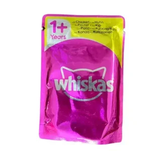 پوچ گربه با طعم مرغ ۸۵ گرمی Whiskas