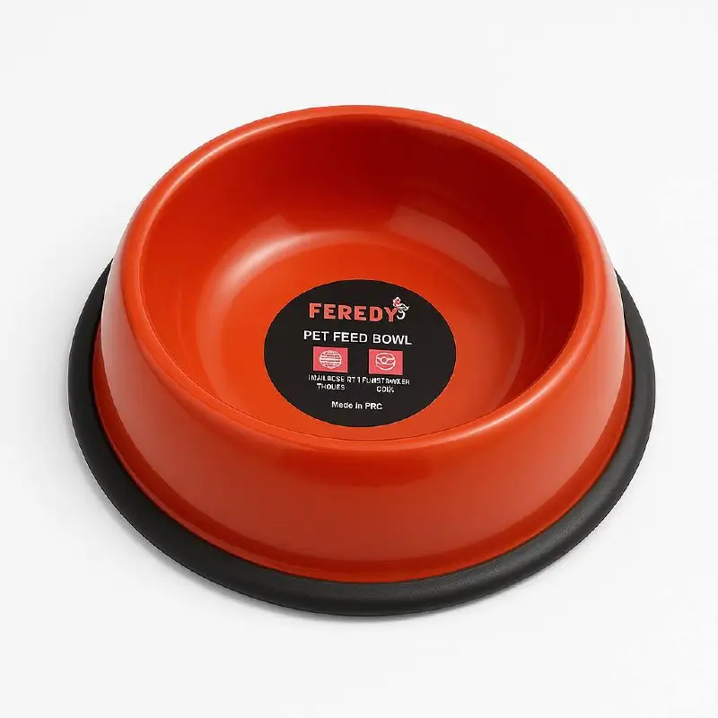 ظرف اب و غذا استيل برند RAHA سايز M ظرف اب و غذا استيل Raha سايز M