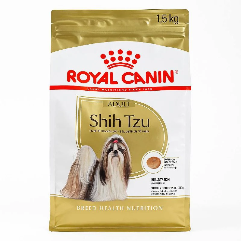 غذاخشک سگ بالغ شيتزو برند 1.5Royal Canin کيلوگرمي غذای خشک سگ بالغ نژاد شيتزو 1.5 کيلويی