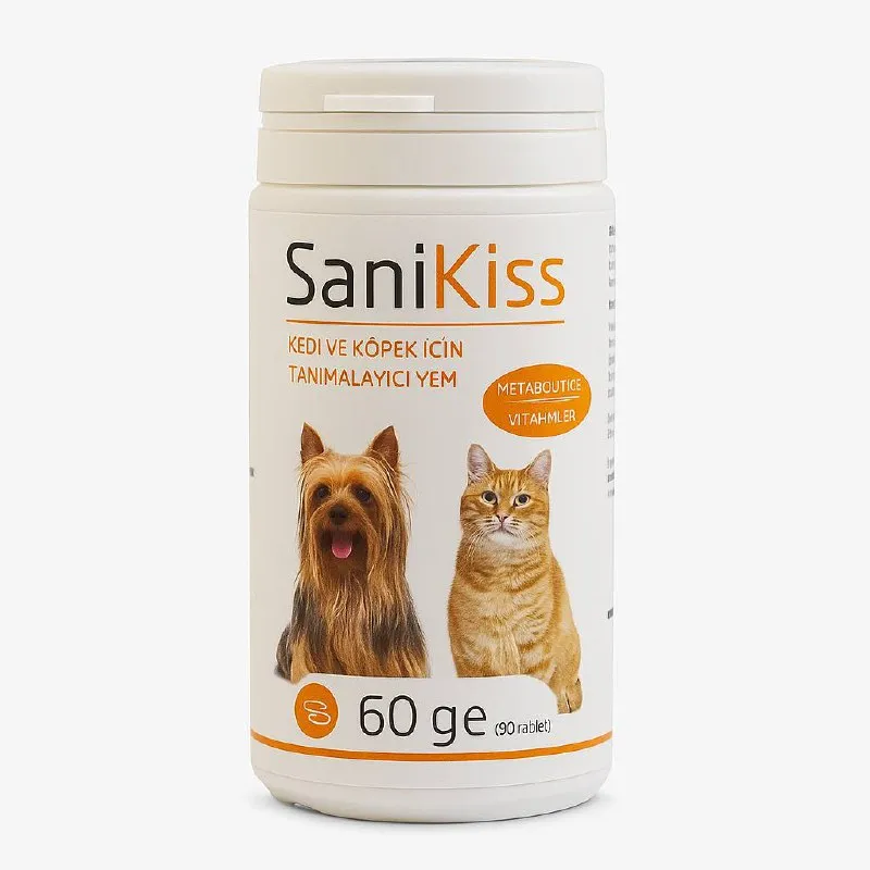 قرص بهبود گوارش و بوي بد دهان سگ و گربه sanikiss برندCANDIOLI قرص بهبود گوارش و بوي بد دهان سگ و گربه sanikiss برندCANDIOLI