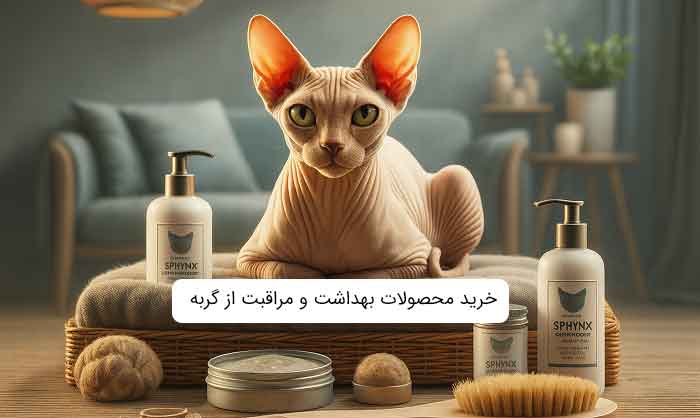 خرید محصولات بهداشت و مراقبت از گربه