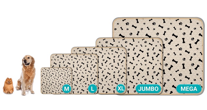 انتخاب سایز مناسب زیرانداز بهداشتی سگ