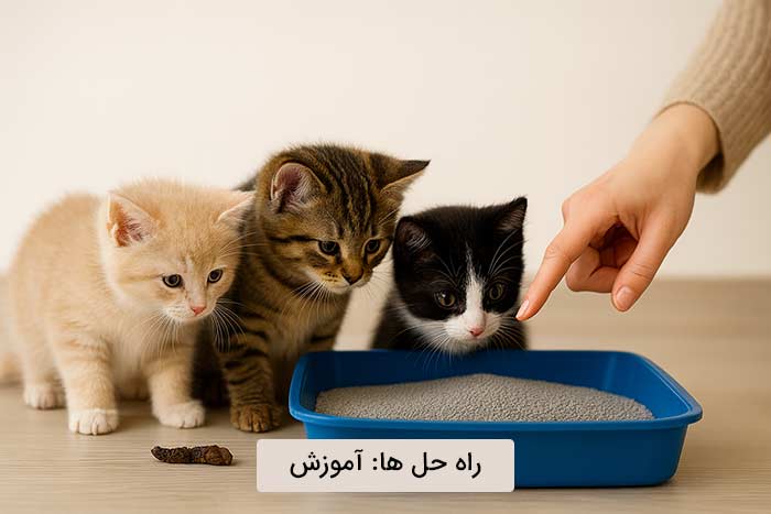 روشههای مختلف جلوگیری از ادرار گربه در خانه