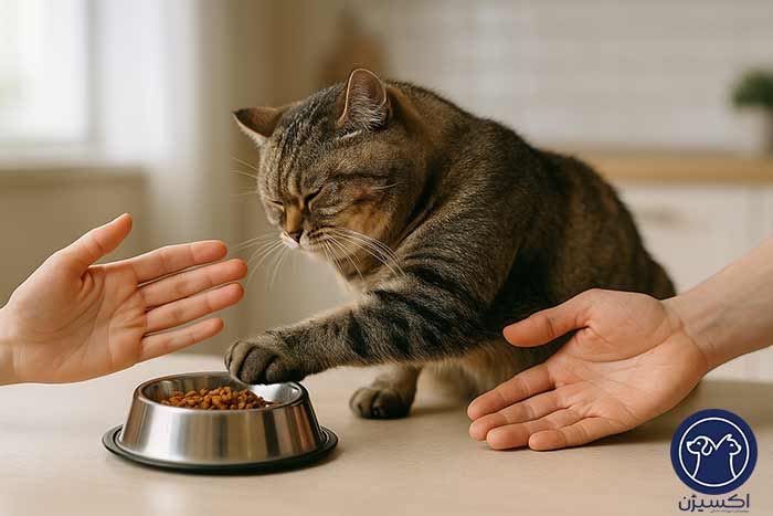 چرا گربه غذا نمی‌خورد و چه کار کنیم؟