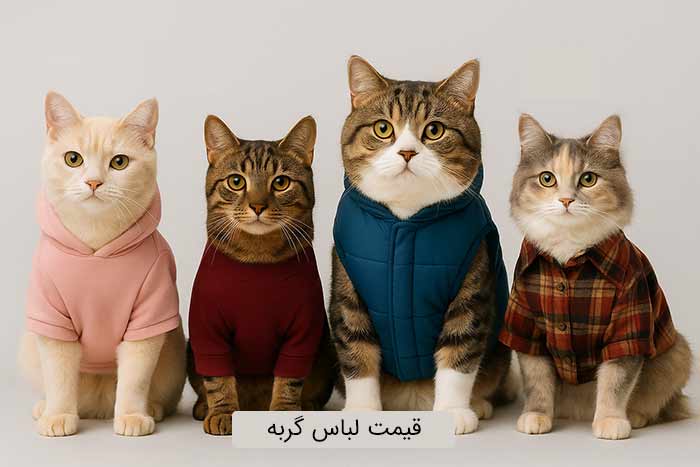 قیمت لباس گربه