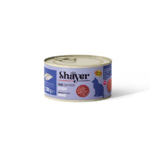 کنسرو گربه با طعم ماهی ۲۰۰ گرمی Shayer
