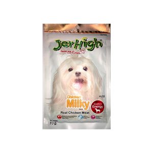 تشویقی سگ JerHigh با طعم شیر مدل Milky Chicken