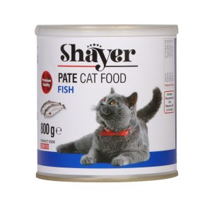کنسرو گربه با طعم ماهی۸۰۰ گرمی Shayer
