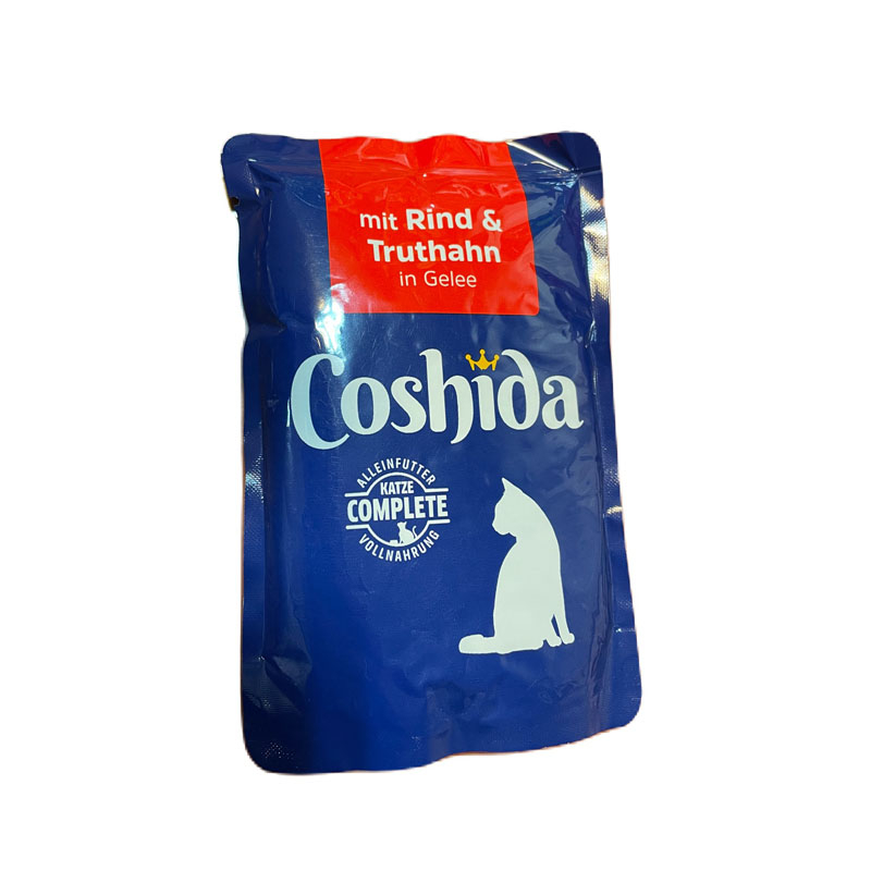 پوچ گربه Coshida با طعم گوشت گاو مدل Complete پوچ گربه Coshida با طعم گوشت گاو مدل Complete