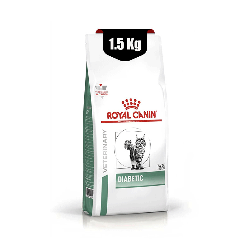 332ض غذای خشک گربه دیابتیک رویال کنین Royal Canin Diabetic وزن 1.5 کیلوگرم