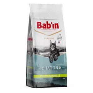 غذای خشک بچه گربه Bab’in مدل Chaton Naturelle