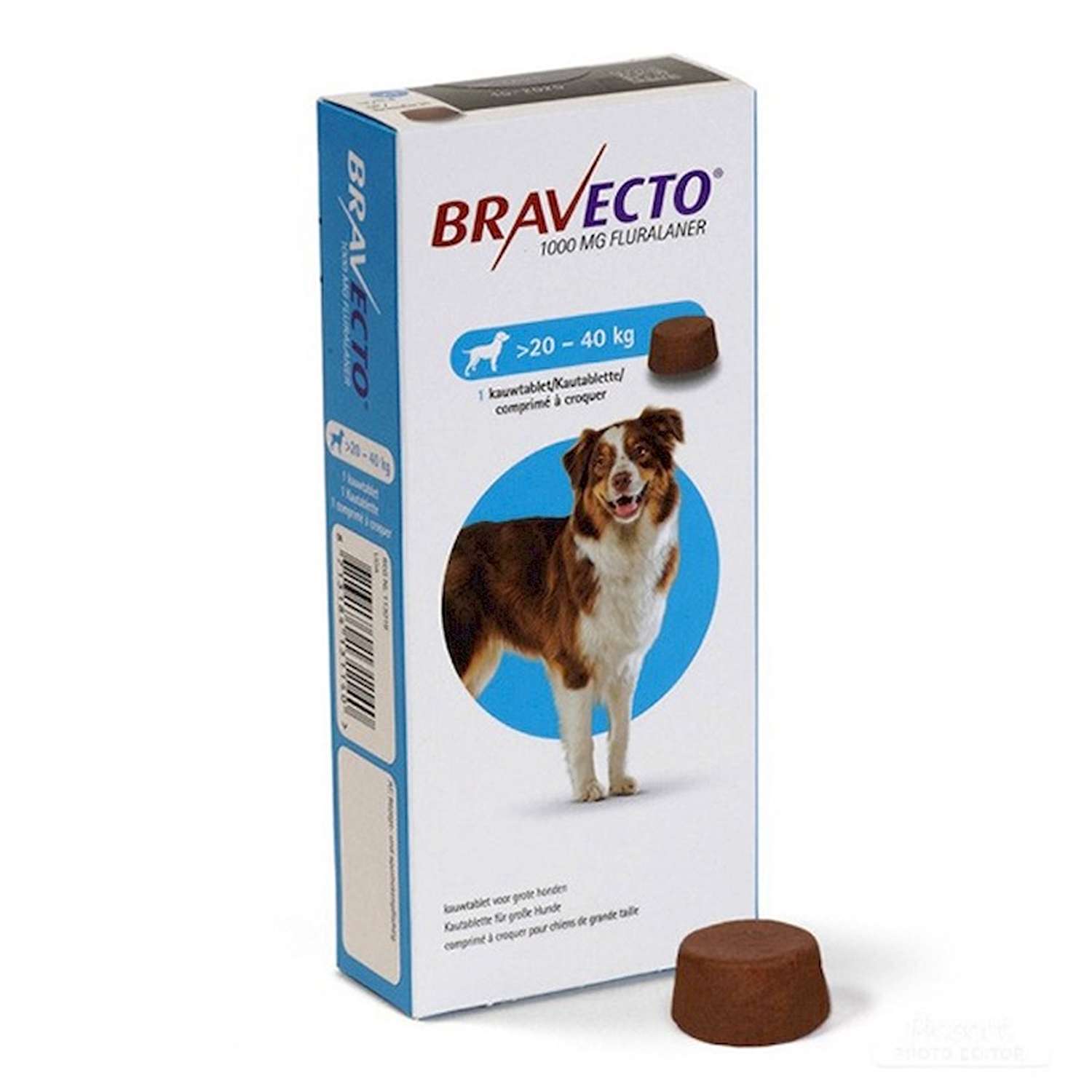 Bravecto-chew-for-Dog-20-40_11zon قرص ضد کک و کنه سگ Bravecto، مخصوص سگهای ۲۰ تا ۴۰ کیلوگرم