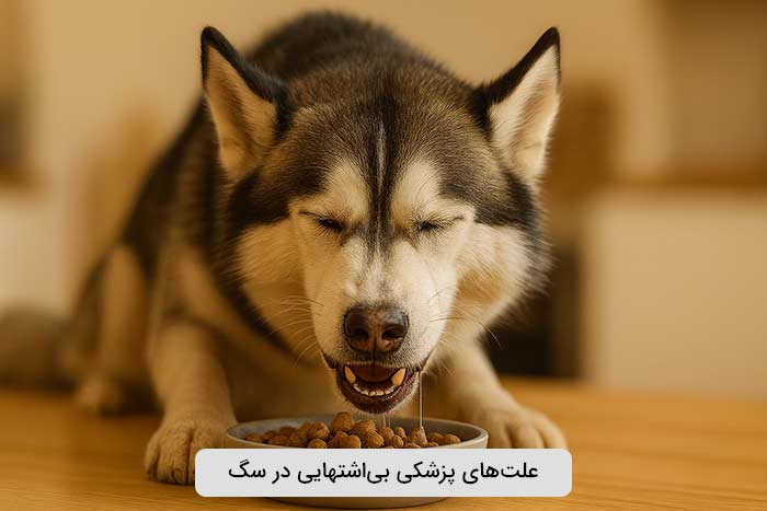 علت‌های پزشکی بی‌اشتهایی در سگ
