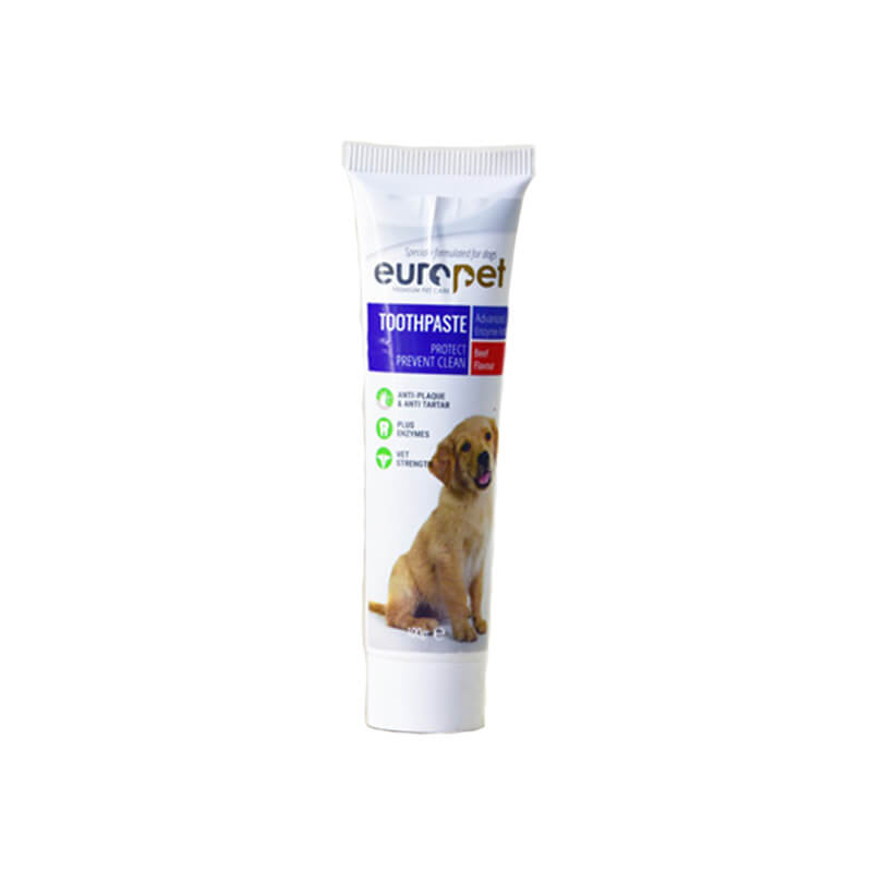 Europet-ToothHealth-01-01 خمير دندان سگ ۱۰۰ گرمی Europet