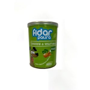 کنسرو سگ 400 گرمی فیدار ChickenDuck Fidar Patiraکنسرو سگ 400 گرمی فیدار Fidar Chicken Duck