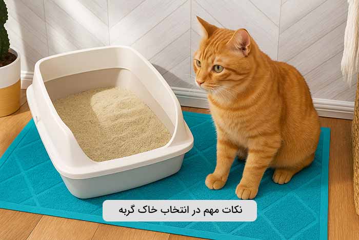 نکات مهم در انتخاب خاک گربه