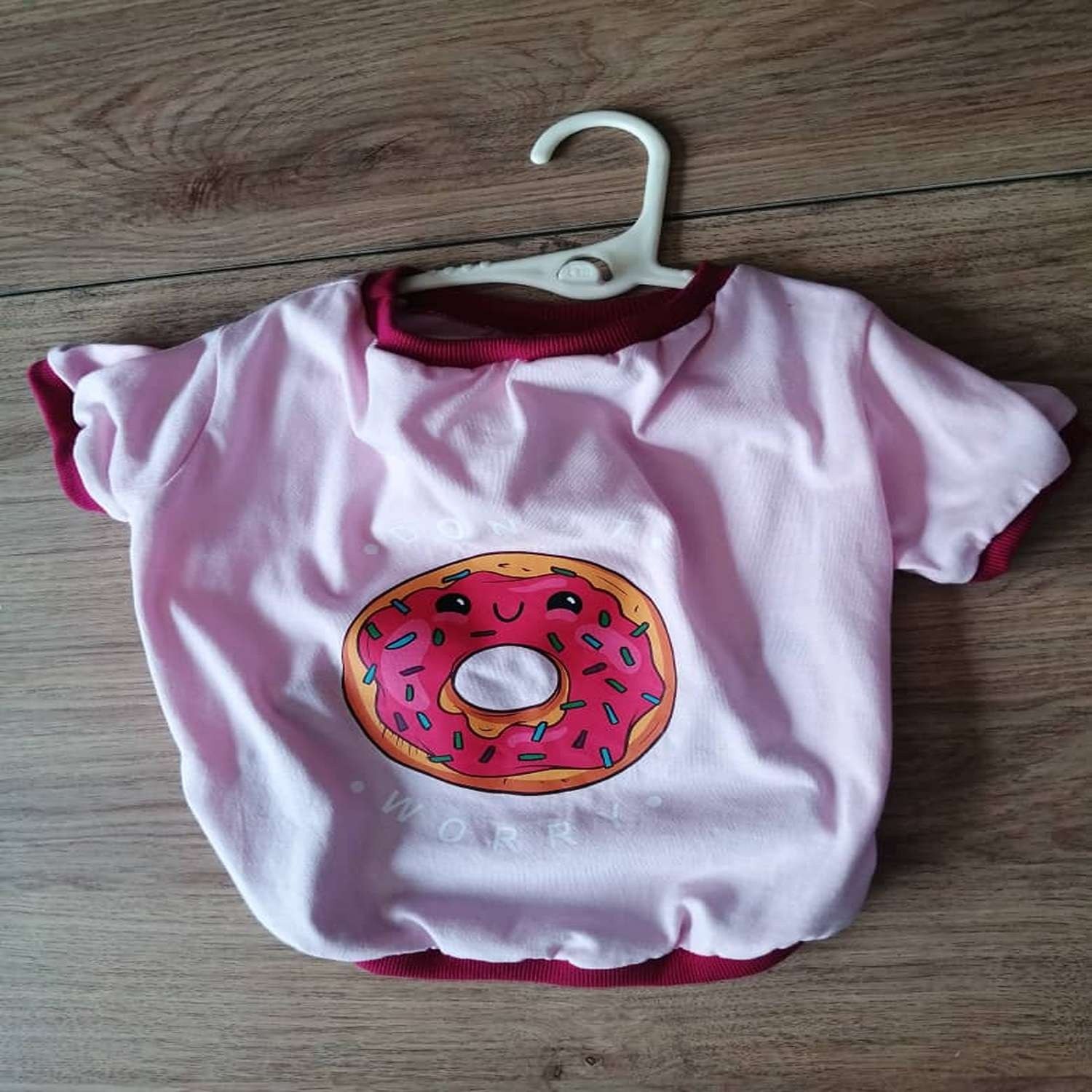 LaH3ZplMC0dw9R4D تيشرت سگ و گربه مدل دونات