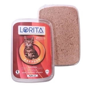 غذای گربه 1 کیلویی با طعم مرغ و غلات مدلLorita- G۱۰