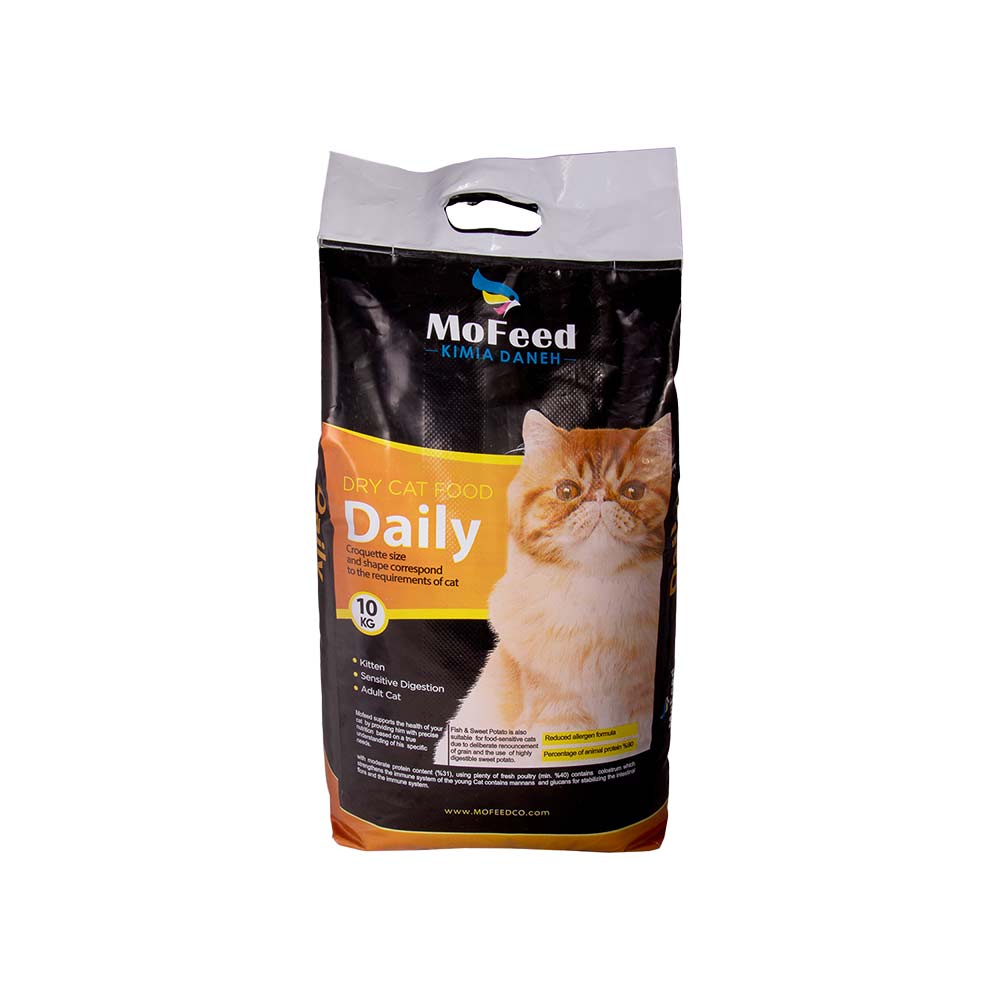 Mofeed-Daily-Adult-Cat-Dry-Food--10-kg غذای خشک گربه Mofeed مدل Daily (10 کیلویی)