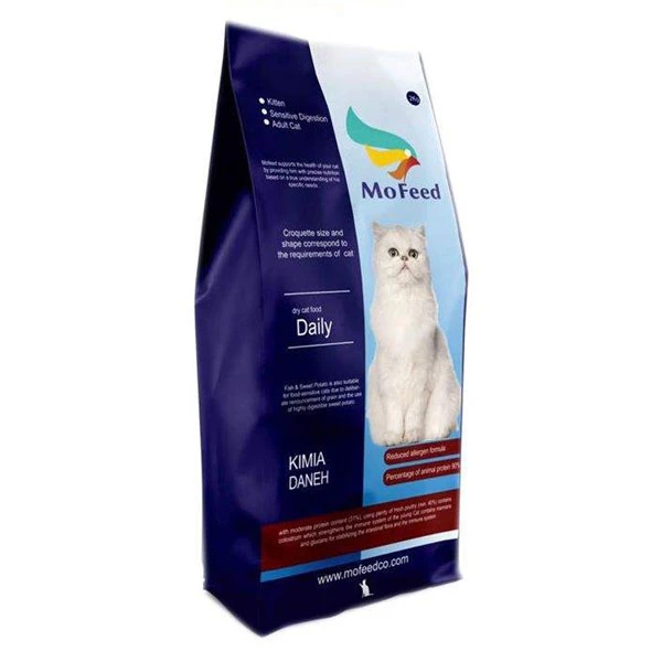 Mofeed Dry Cat Food Daily 2 kg غذای خشک گربه Mofeed مدل Daily Cat Food (1 کیلویی)