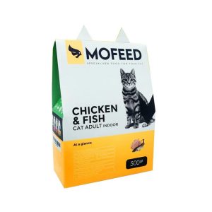 غذای خشک 500 گرمی گربه مفید مدل Poultry-Fish 