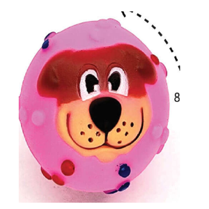 اسباب‌بازي سگ لاتکسي مدل سر سگ سوتک‌دار