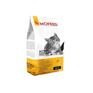 غذای خشک بچه گربه Mofeed مدل Kitten Chicken (2 کیلویی)