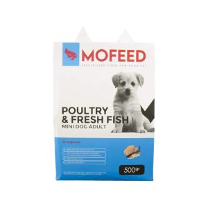 غذای خشک سگ Mofeed با طعم پروتئین مرغ و ماهی مدل Mini Dog Adult
