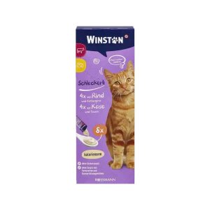 تشویقی گربه Winston با طعم گوشت و علف گربه