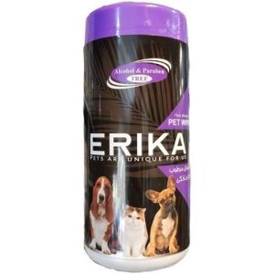 دستمال مرطوب با رايحه نيوآ ۵۰ عددی Erika
