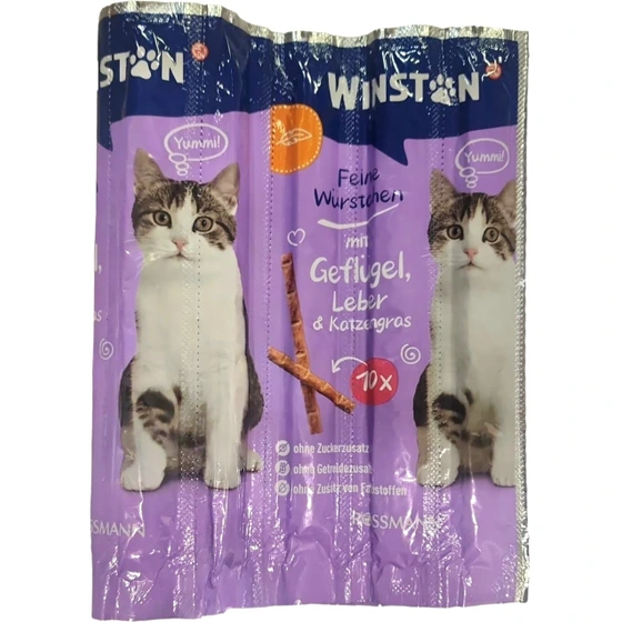 تشویقی-مدادی-گربه-مرغ-جگر-وینستون تشويقي گربه مدادي با طعم ماکيان 50 گرمي Winston