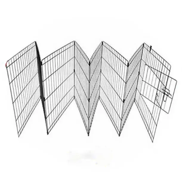 پارک-بازی-سگ-استیل-مقاوم-با-قابلیت-تنظیم-اندازه-و-طراحی-ایمن2 پارک بازي سگ استيل