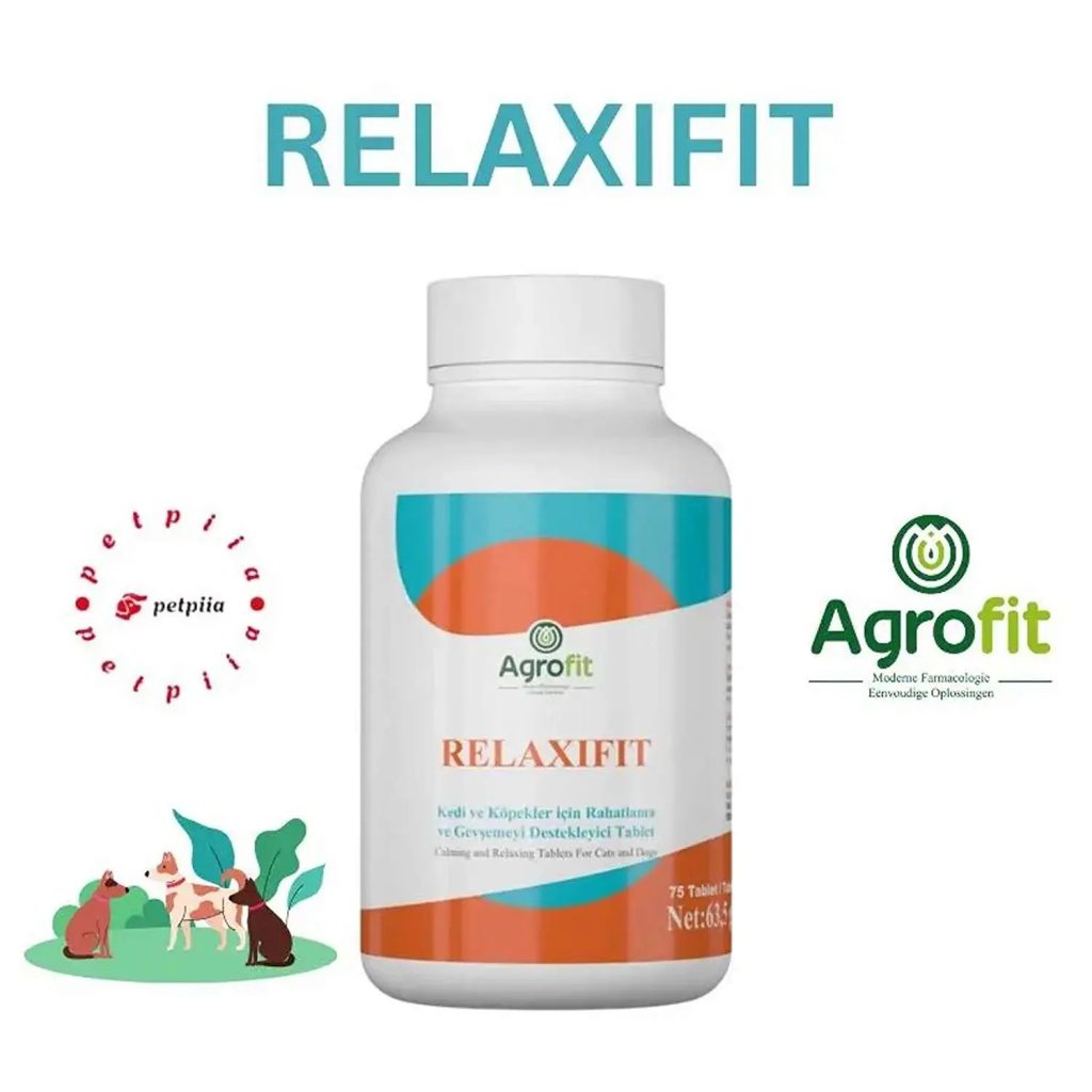 قرص آرامش و تسکين دهنده برای گربه و سگ Agrofit Relax Fit