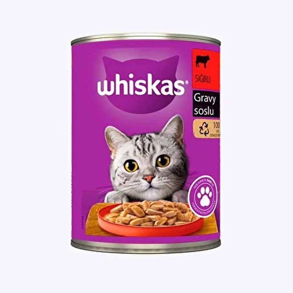 کنسرو گربه با طعم گوشت Whiskas کنسرو گربه با طعم گوشت Whiskas