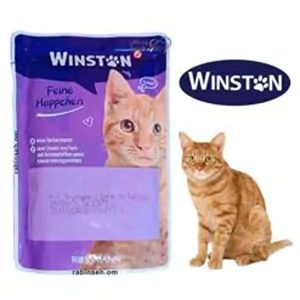 پوچ گربه 100 گرمی با طعم بوقلمون و اردک Winston