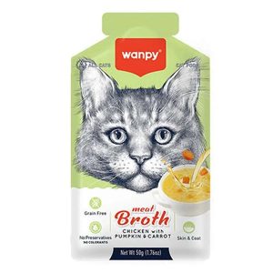 سوپ گربه با عصاره گوشت Wanpy