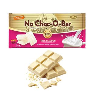 تشویقی سگ شکلات با طعم شیر