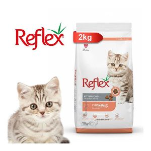 غذا خشک گربه بالغ با طعم مرغ و برنج ۲ کيلويی Reflex