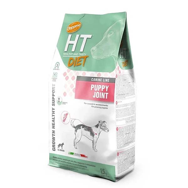 غذای سگ پاپی تقويت مفاصل همه نژادها نيم کيلويی HT Diet Puppy Joint