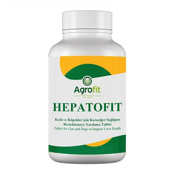 قرص مکمل کبد سگ و گربه هپاتوفيت ۷۵ عددی Agrofit Hepatofit
