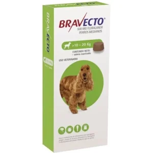 قرص ضد انگل خارجی سگ براوکتو 10 تا 20 کیلوگرم Bravecto