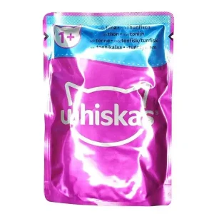 پوچ گربه با طعم ماهی تن ۸۵ گرمی Whiskas